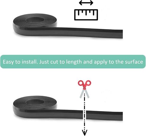 LeadCon 2 Rolls Boundary Magnetic Strip for Neato Shark ION Robot Vacuum, Alternative Accessories 13 Feet Boundary Strips Tape for XiaoMi Roborock Vacuum (Total 26 feet) in Saudi Arabia