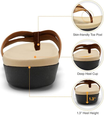 MISF المرأة تقويم العظام الوجه يتخبط قوس دعم ثونغ الصنادل لالتهاب اللفافة الأخمصية أقدام مسطحة نعال المشي مريحة in Kuwait