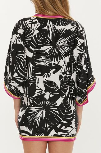Trina Turk Women's Standard Lennox Swim Dress, Deep V-Neck, Beach Cover Ups in Saudi Arabia