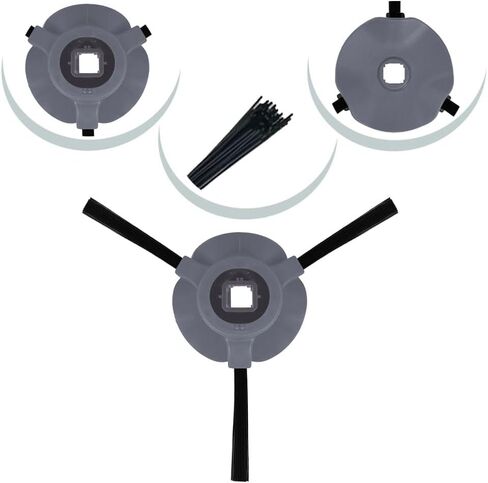 Theresa Hay Replacement Parts for Shark AV2501S AV2501AE AV2511AE RV2502AE RV2520AOUS AV2510AOUS Robot Vacuum Cleaner Accessory Kit Main Brush & Filter & Side Brush & Foam Filter & Caster Wheel in Saudi Arabia