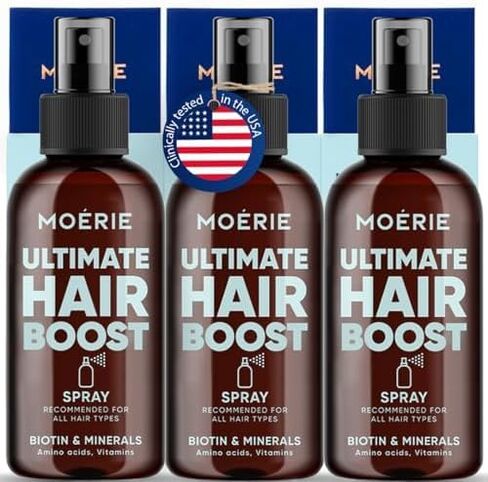 بخاخ التيميت لنمو الشعر من موري مصمم لتقوية الشعر ووقف تساقط الشعر - سيروم شعر طبيعي 100% لنمو الشعر مع أكثر من 100 معدن وفيتامينات وأحماض امينية - رائحة منعشة - 5.07 اونصة سائلة اونصة in Kuwait