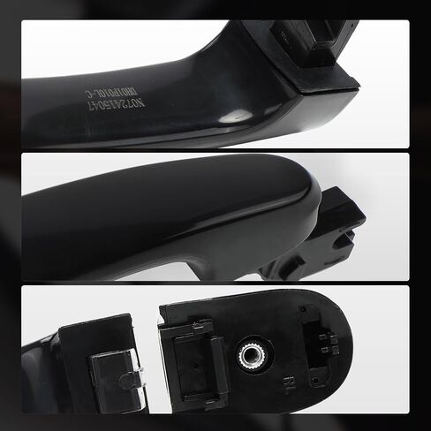 A-Premium Rear Right Passenger Side Exterior Door Handle Compatible with Kia Sportage 2005 2006 2007 2008 2009 2010, Black in Saudi Arabia