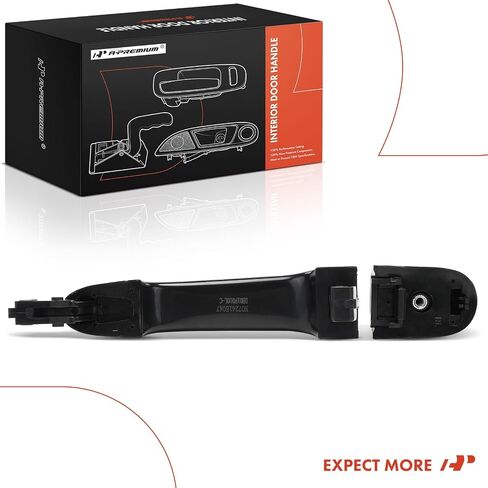 A-Premium Rear Right Passenger Side Exterior Door Handle Compatible with Kia Sportage 2005 2006 2007 2008 2009 2010, Black in Saudi Arabia
