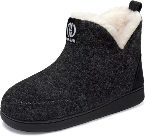 Booties Slipper for Men and Women, Plush Lining Winter Warm House Shoes Memory Foam Slipper Boots in Saudi Arabia