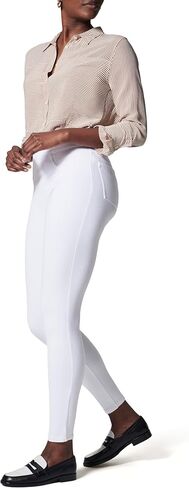 SPANX Jean-ish Ankle Leggings Earthy Taupe MD in Kuwait