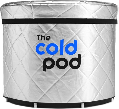 Ice Bath Tub for Athletes with Lid: Cold Plunge Tub for Recovery 75CM, 4 Layers Portable Ice Bath Barrel Plunge Pool by The Cold Pod in Saudi Arabia