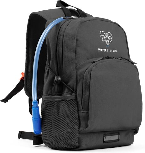 Water Buffalo Mini Sherpa Kids Hydration Backpack, 1.5L Bladder, Hiking in Saudi Arabia