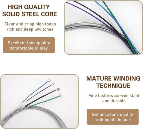1/2 Cello Strings Full Set A-D-G-C Strings Steel Steel Core Nickel Alloy Wound in Saudi Arabia