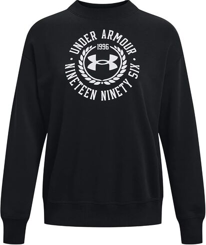 Under Armour - Womens Rival Crest GRP Crew Fleece Top in Saudi Arabia
