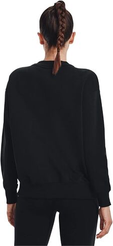 Under Armour - Womens Rival Crest GRP Crew Fleece Top in Saudi Arabia