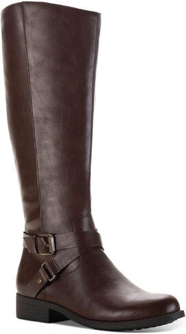 Style & Co. حذاء نسائي طويل من الجلد الصناعي Marilee طويل حتى منتصف الساق in Kuwait