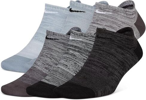 Nike Women's Nike Lightweight No-show Training Socks (6 Pairs), Multi-Color, Small in Saudi Arabia