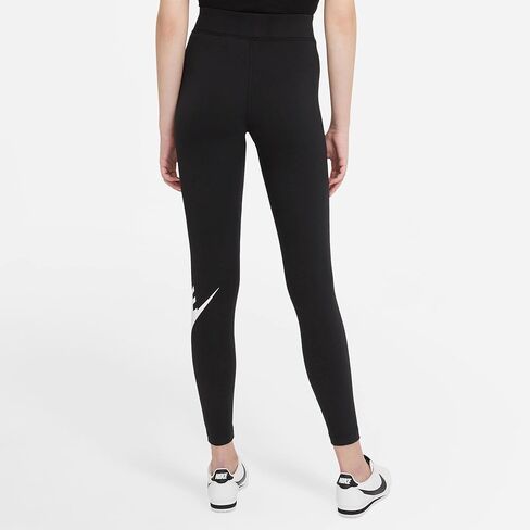 Nike Sportswear Essential Women's High-Waisted Leggings L (Black/White) in Saudi Arabia