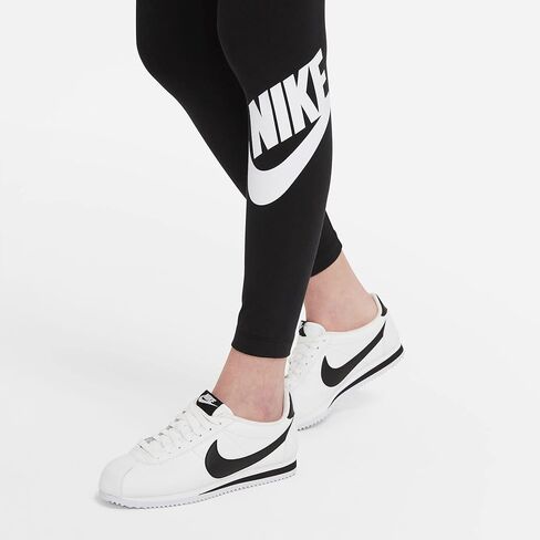 Nike Sportswear Essential Women's High-Waisted Leggings L (Black/White) in Saudi Arabia