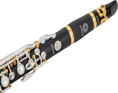 آلية هضبة Aurosus DC-7 - فتحات مغطاة 17 مفتاح كلارينيت للعب في الهواء الطلق في الشتاء، للاعبين ذوي الأيدي الصغيرة جدًا، اللاعبين ذوي الفتحات المغلقة مع معوقات اليد in Kuwait