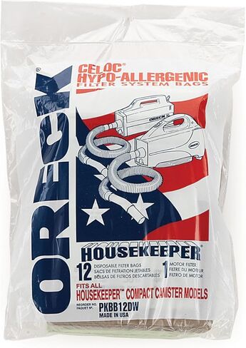 ORECK COMMERCIAL XL Pro 5 مكنسة كهربائية مضغوطة للغاية مزودة بحقيبة مع ملحقات، خفيفة الوزن وقابلة للحمل بدرجة احترافية، BB900-DGR، أسود in Kuwait