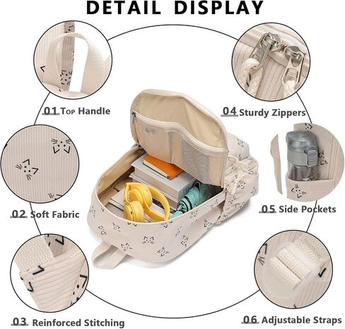 School Backpack for Boys Lightweight Kids Backpack Lightning Bookbag Travel Daypack Water Resistant Laptop Backpack With Lunch Bag Pencil Case in Saudi Arabia