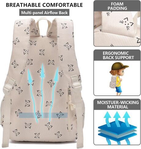 School Backpack for Boys Lightweight Kids Backpack Lightning Bookbag Travel Daypack Water Resistant Laptop Backpack With Lunch Bag Pencil Case in Saudi Arabia