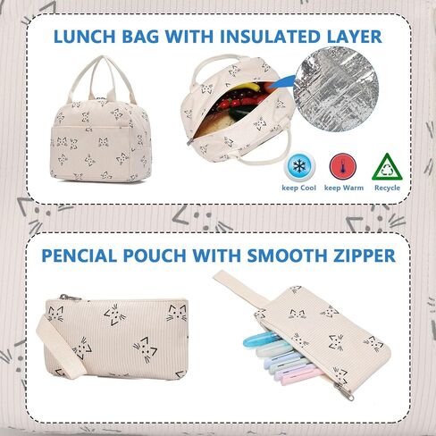 School Backpack for Boys Lightweight Kids Backpack Lightning Bookbag Travel Daypack Water Resistant Laptop Backpack With Lunch Bag Pencil Case in Saudi Arabia