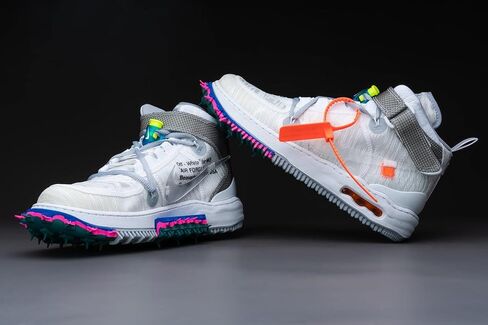 حذاء اير فورس 1 ميد DO6290 100 اوف وايت للرجال من نايك - ابيض - مقاس 9 in Kuwait