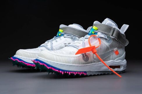 حذاء اير فورس 1 ميد DO6290 100 اوف وايت للرجال من نايك - ابيض - مقاس 9 in Kuwait