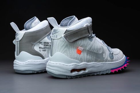 حذاء اير فورس 1 ميد DO6290 100 اوف وايت للرجال من نايك - ابيض - مقاس 9 in Kuwait