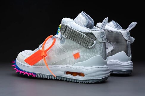 حذاء اير فورس 1 ميد DO6290 100 اوف وايت للرجال من نايك - ابيض - مقاس 9 in Kuwait