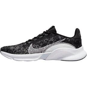 Nike Mens SuperRep Go 3 Flyknit Next Nature Training Shoe Black/White Size 11.5 in Saudi Arabia