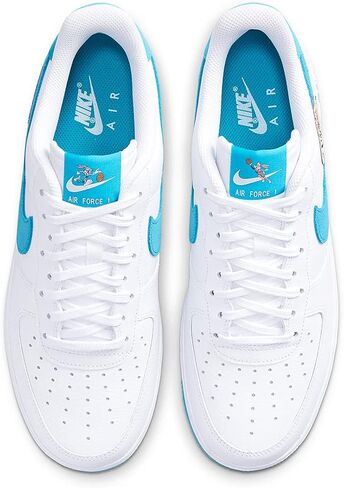 حذاء رياضي رجالي من NIKE بشعار Air Force 1 منخفض بلون بني داكن DC7504 700 in Saudi Arabia