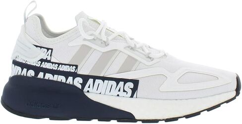adidas mens ZX 2K Boost Casual Shoes, White-grey-collegiate Navy, 8 in Saudi Arabia