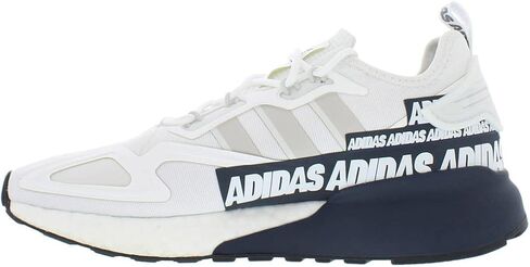 adidas mens ZX 2K Boost Casual Shoes, White-grey-collegiate Navy, 8 in Saudi Arabia