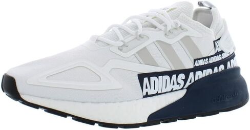 adidas mens ZX 2K Boost Casual Shoes, White-grey-collegiate Navy, 8 in Saudi Arabia