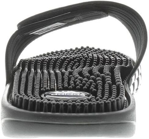 adidas Men's Adissage Slides Sandal, Black/White/Black, 12 in Kuwait