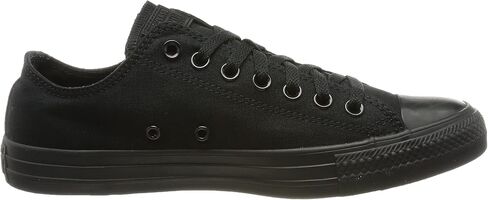 Converse Chuck Taylor All Star Low Top Black Monochrome Sneakers - 10 B(M) US Women / 8 D(M) US Men in Saudi Arabia