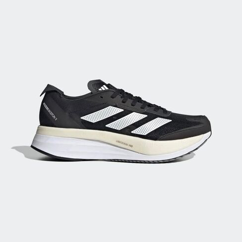 adidas Adizero Boston 11 Solar Yellow/Night Metallic/Beam Yellow 9.5 D (M) in Saudi Arabia