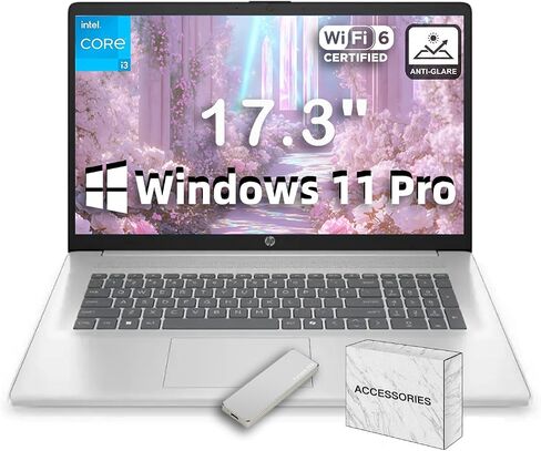 HP 14 Laptop, 11th Gen Intel Core i3-1115G4, 4 GB RAM, 128 GB SSD Storage, 14-inch Full HD Display, Windows 10 in S Mode, Long Battery Life, HP Fast-Charge, Thin & Light Design (14-dq2020nr, 2021) in Saudi Arabia