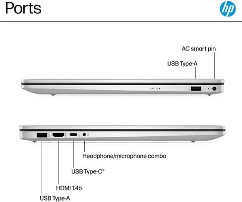 HP 14 Laptop, 11th Gen Intel Core i3-1115G4, 4 GB RAM, 128 GB SSD Storage, 14-inch Full HD Display, Windows 10 in S Mode, Long Battery Life, HP Fast-Charge, Thin & Light Design (14-dq2020nr, 2021) in Saudi Arabia