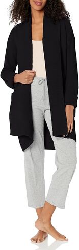 N Natori Women's Aura-Solid Rib Cardigan Length 31" in Kuwait