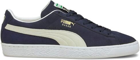 PUMA Suede Classic XXI Peacoat/Puma White 9.5 D (M) in Saudi Arabia