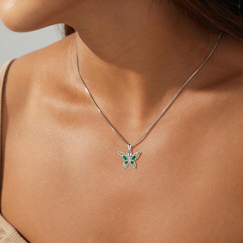 MANBU Butterfly Cremation Urn Necklace for Ashes: 925 Sterling Silver Memorial Pendant Jewelry Women Keepsake Bereavement Gift for A Loss of the Loved One in Saudi Arabia