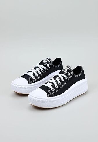Converse Women's Gym Gymnastics Shoe, Black White White, 8.5 in Saudi Arabia