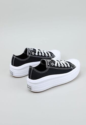 Converse Women's Gym Gymnastics Shoe, Black White White, 8.5 in Saudi Arabia