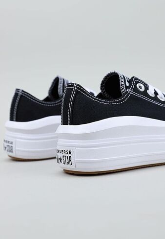 Converse Women's Gym Gymnastics Shoe, Black White White, 8.5 in Saudi Arabia