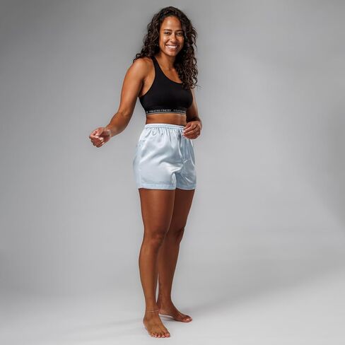 بوكسر نسائي من حرير التوت بنسبة 100% من Fishers Finery؛ ملابس نوم؛ شورت صالة in Kuwait