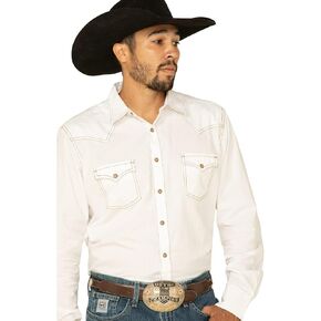 Wrangler Men's Retro Two Pocket Long Sleeve Snap Shirt Discontinued in Saudi Arabia