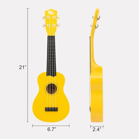 جيتار CB Sky Soprano Ukulele مقاس 21 بوصة/53 سم للمبتدئين والطلاب والأطفال (أزرق) in Saudi Arabia
