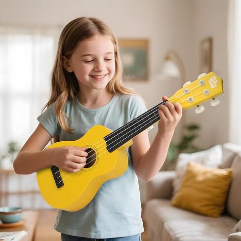 جيتار CB Sky Soprano Ukulele مقاس 21 بوصة/53 سم للمبتدئين والطلاب والأطفال (أزرق) in Saudi Arabia