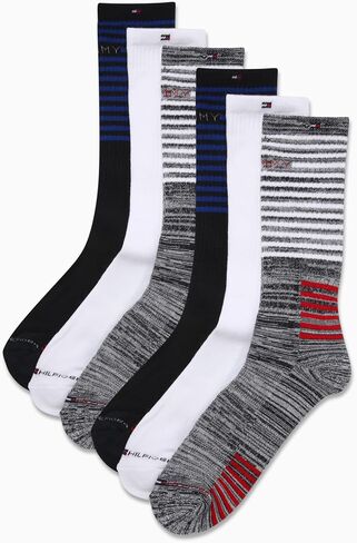 جوارب رياضية للرجال من Tommy Hilfiger - جوارب مبطنة (عبوة من 6 قطع) in Saudi Arabia