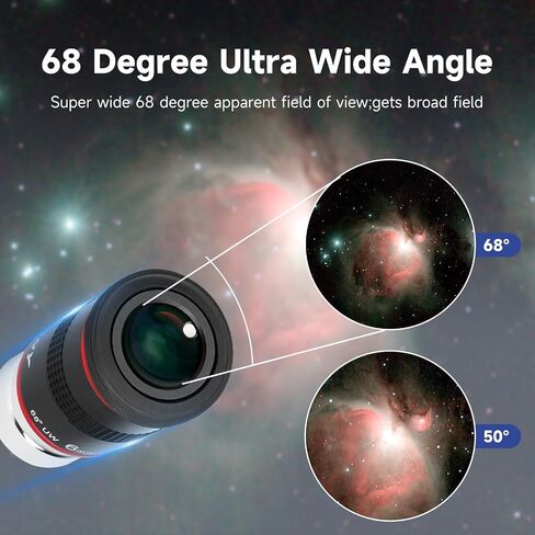 SVBONY Telescope Eyepiece, 68 Degree Ultra Wide Angle Eyepiece 6mm, High Definition Fully Coated Telescope Accessories for Planetary Observation in Saudi Arabia