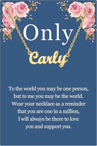 SANNYRA Teacher's Day gift Silver Name Necklace Personalized White-Gold Plated Customized Nameplate Necklace Jewelry Gifts for Women Girls in Saudi Arabia